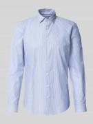 Slim fit zakelijk overhemd met knoopsluiting