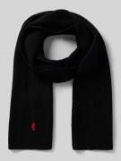 Sjaal met labelstitching