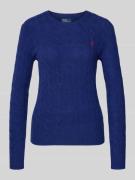 Gebreide pullover van een mix van wol en kasjmier, model 'JULIANNA'