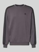 Oversized sweatshirt met logostitching, model 'Crew'