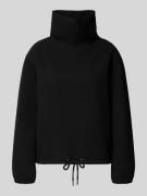 Sweatshirt met opstaande kraag