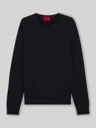 Regular fit gebreide pullover van pure wol, model 'SAN CEDRIC'