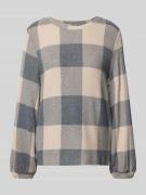 Regular fit shirt met lange mouwen van viscosemix