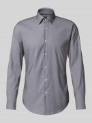 Slim fit zakelijk overhemd met kentkraag, model 'HANK'