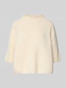 Gebreide pullover van alpacamix met opstaande kraag, model 'Talene'