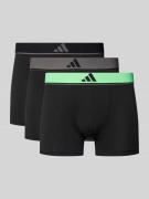 Slim fit boxershort met logostitching in een set van 3 stuks, model 'A...