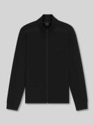 Regular fit sweatjack van viscosemix, model 'KN_LEAGUE FZ'