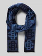 Sjaal van viscose met logomotief