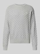 Regular fit pullover in gebreide look