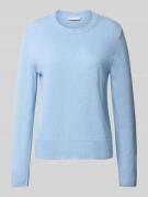 Regular fit gebreide pullover van een mix van katoen en kasjmier