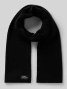 Sjaal van een mix van lanawol en viscose