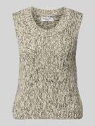 Regular fit spencer van scheerwolmix met alpaca