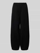 Barrel fit sweatpants van katoenmix, model 'LEVISA'
