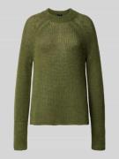 Gebreide pullover met ronde hals, model 'JOHAN'