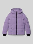 Gewatteerd jack met capuchon, model 'TONYA'