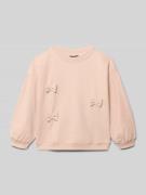 Sweatshirt met strikdetails