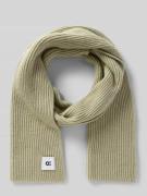 Sjaal met wol in gebreide look