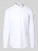 Slim fit zakelijk overhemd met knoopsluiting