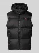 Regular fit bodywarmer met afneembare capuchon