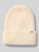 Muts met omslag en labeldetail, model 'KINABALU'