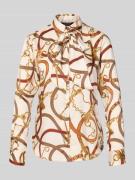 Regular fit overhemdblouse met blinde knoopsluiting