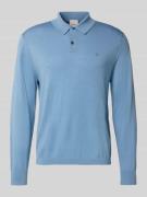 Gebreide pullover met polokraag