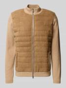 Hybride cardigan met tweewegritssluiting