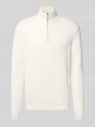 Gebreide pullover met opstaande kraag