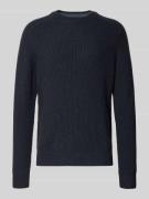 Gebreide trui van wol met ronde hals