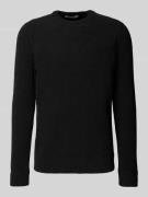 Regular fit gebreide pullover met ronde hals, model 'ETHAN'