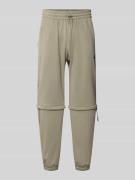 Relaxed fit sweatpants met logoprint