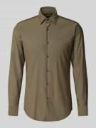 Slim fit zakelijk overhemd met kentkraag, model 'HANK'