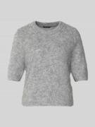 Gebreide pullover met wol, model 'Plaush'