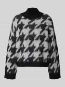 Relaxed fit gebreide pullover met wol, model 'SWAN'