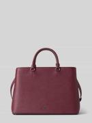 Handtas van kalfsleer met draagbanden en schouderband