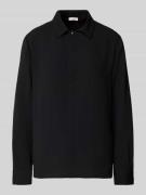 Regular fit blouseshirt met platte kraag