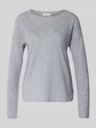 Gebreide pullover van puur kasjmier met ronde hals