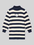 Loose fit gebreide jurk van katoenmix