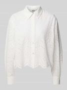 Relaxed fit overhemdblouse van puur katoen, model 'VALAIS'