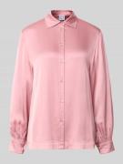 Regular fit blouse van viscose met knoopsluiting