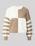Gebreide pullover met ronde hals