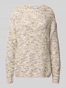 Gebreide pullover met ronde hals