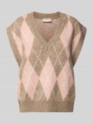 Spencer met V-hals, model 'Grsargyle'