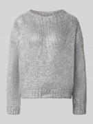 Gebreide pullover met ronde hals