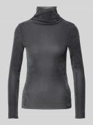 Shirt met lange mouwen en opstaande kraag