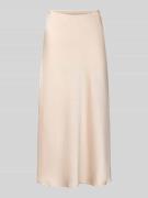 Midirok van satijn met elastische band, model 'Bovary'