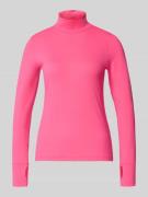 Shirt met lange mouwen en opstaande kraag