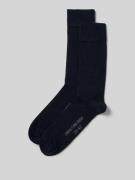 Sokken met labelprint in een set van 2 paar