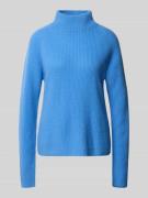 Gebreide pullover van kasjmier met opstaande kraag