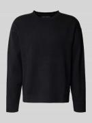 Gebreide pullover met ronde hals, model 'BRADFORT'